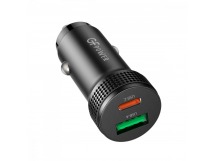 Автомобильное З/У GFPower A05PQ 1USB+1Type-C 38W PD,QC черный (1/13/130)