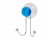 Крючки Рыжий кот W2790 присоска 9.7х3.5см двойной 1шт. синий (1/24)