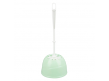 Ершик для унитаза BEROSSI "Aqua" 35.4см x 13.42см с подставкой салатовый (1/20)