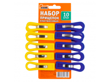 Прищепки для белья Рыжий кот 7х2см 10шт. (1/40)