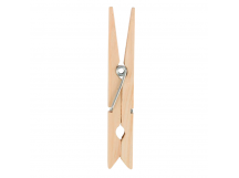 Прищепки хозяйственные Рыжий кот PEG-W-S/24 74х11х13мм 24шт. бежевый (1/10/60)