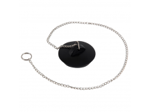 Пробка для ванной Рыжий кот "Эконом" черный (1/6/144)