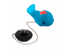 Пробка для ванной Рыжий кот "Кит" синий (1/18/72)