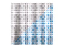 Штора для ванной Рыжий кот 180х180см PEVA клетка (1/12/48)