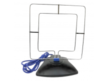 ТВ-Антенна комнатная Вектор AR-025 активная с питанием с усилителем DVB-T/T2 (1/50)