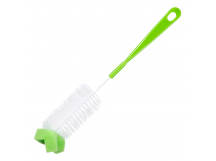 Ершик для мытья бутылок Рыжий кот KB-04 33см x 5см с губкой (1/12/96)