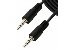 Аудио кабель 3,5 мм папа/папа 5Bites AC35J-010M 1м черный