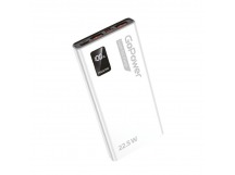 Внешний аккумулятор GoPower PB03-10 10000mAh 3.0A 22.5W 2USB/Type-C белый (1/50)