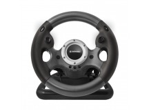 Игровой руль Defender Challenge TURBO +педали USB (64350)