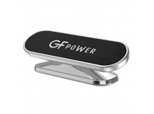Держатель автомобильный GFPower CH-04 клеевая основа поворотный магнит серебряный (1/300)