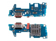 Шлейф для Realme 14 Pro 5G (RMX5056) плата системный разъем/разъем SIM/микрофон - Премиум