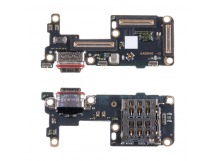 Шлейф для Realme GT 7 (RMX5061) плата системный разъем/разъем SIM/микрофон - Премиум