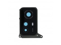 Стекло камеры для Xiaomi Redmi Note 12S (23030RAC7Y) в сборе с рамкой Черный