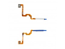 Шлейф для Xiaomi Redmi 12 4G (23053RN02Y) сканер отпечатка пальцев Серебро