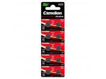 Батарейка Camelion G5/LR754/LR48/393A/193 BL10 Alkaline 1.5V (10/100/3600)
