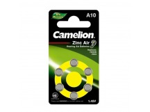 Батарейка Camelion ZA10 BL6 Zinc Air 1.45V 0%Hg (6/60/600/3000)