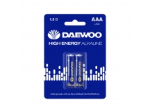 Батарейка Daewoo HIGH ENERGY LR03 AAA BL2 Alkaline 1.5V (2/20/480)