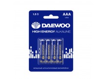 Батарейка Daewoo HIGH ENERGY LR03 AAA BL4 Alkaline 1.5V (4/40/960)