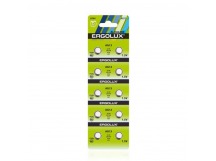 Батарейка Ergolux G13/LR1154/LR44/357A/A76 BL10 Alkaline 1.5V (10/100/2000)