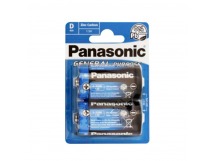 Батарейка Panasonic GENERAL Purpose R20 D BL2 1.5V (2/24)