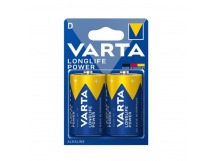 Батарейка Varta LONGLIFE POWER (HIGH ENERGY) LR20 D BL2 Alkaline 1.5V (4920) (2/12/60)