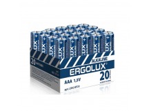 Батарейка Ergolux LR03 AAA BOX20 ПРОМО Alkaline 1.5V (20/480)