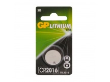 Батарейка GP CR2016 BL1 Lithium 3V (1/10/100/900)