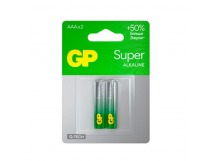 Батарейка GP Super G-Tech LR03 AAA BL2 Alkaline 1.5V (2/20/160)