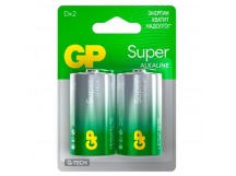 Батарейка GP Super G-Tech LR20 D BL2 Alkaline 1.5V (2/20/160)