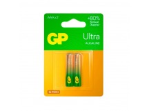 Батарейка GP ULTRA G-Tech LR03 AAA BL2 Alkaline 1.5V (2/20/160)