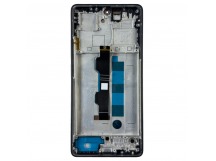 Дисплей для Xiaomi Redmi Note 13 Pro 4G (23117RA68G) модуль с рамкой Черный - (OLED)