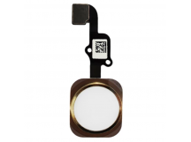 Кнопка (механизм) "Home" для iPhone 6s/6s Plus с толкателем и шлейфом (золото)