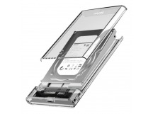 Внешний корпус Netac WH11 для HDD/SSD, 2.5", пластик прозрачный (USB 3.0 /Type C / Type C)