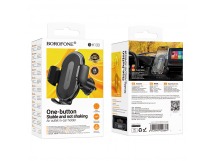 Держатель автомобильный Borofone BH133 Rio, для смартфона, пластик, воздуховод, цвет: чёрный (1/101)