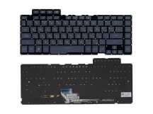 Клавиатура Asus ROG Zephyrus M15 GU502LW серая с RGB подсветкой (1-зонная)