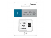 micro SDXC карта памяти Smartbuy 1.0 TB Pro U3/A2/V30; R/W:90/70 MB/s с адапт.(SB1TBSDP01)