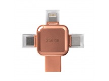 UFD 3.0/3.1 Smartbuy 256GB MC15A Metal Quad Apricot (SB256GBMC15A)