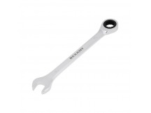 Ключ комбинированный трещоточный 10мм, CrV, зеркальный хром Rexant