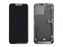 Дисплей для iPhone 13 Pro Max + тачскрин черный с рамкой (OLED LCD) привязка без ошибки + датчик