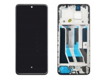 Дисплей для Realme 12 4G (RMX3871) в рамке + тачскрин (черный) (100% LCD)