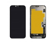 Дисплей для iPhone 14 Plus + тачскрин черный с рамкой (JCID SOFT OLED) привязка без ошибки