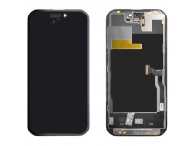 Дисплей для iPhone 14 Pro + тачскрин черный с рамкой (JCID SOFT OLED) привязка без ошибки