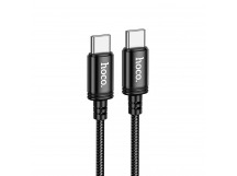 Кабель Type-C - Type-C Hoco X89 Wind PD 60W 200см 3A  (black) (240170)