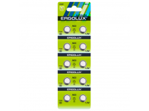 Батарейка Ergolux G3/LR736/LR41/392A/192 BL10 Alkaline 1.5V (10/100/2000)