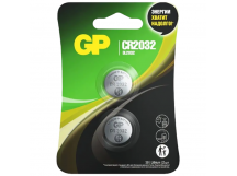 Батарейка GP CR2032 BL2 Lithium 3V (2/20/1200)