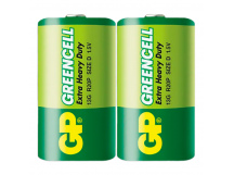 Батарейка GP GreenCell R20 D Shrink 2 Heavy Duty 1.5V (2/20/200)