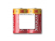 Батарейка Kodak Extra R20 D Shrink 2 Heavy Duty 1.5V (2/24/144/5616)