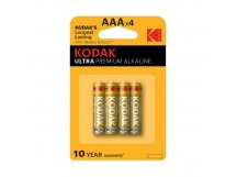 Батарейка Kodak ULTRA PREMIUM LR03 AAA BL4 Alkaline 1.5V (4/40/200/32000)