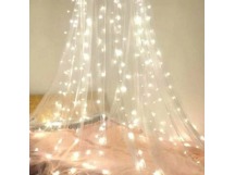 Гирлянда Космос "Пучок" 126LED 1.8м х 7 нитей провод зеленый белый теплый (1/48)