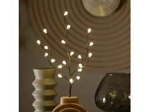 Гирлянда Космос Ветвь имитация 20LED 45см шар черный (1/30)